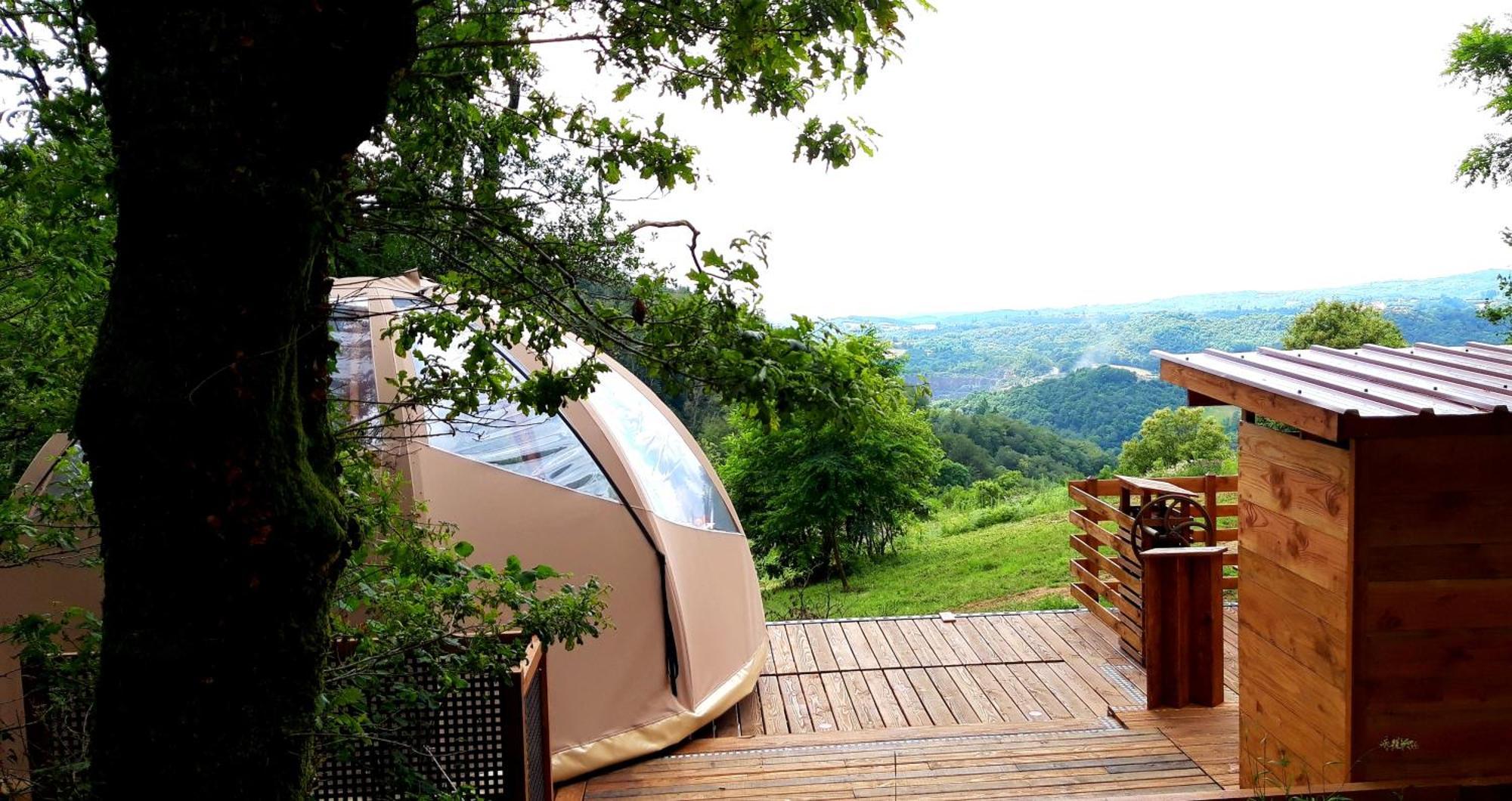Le Mobil'Dome A Marie Hotel Cambounes Exterior photo