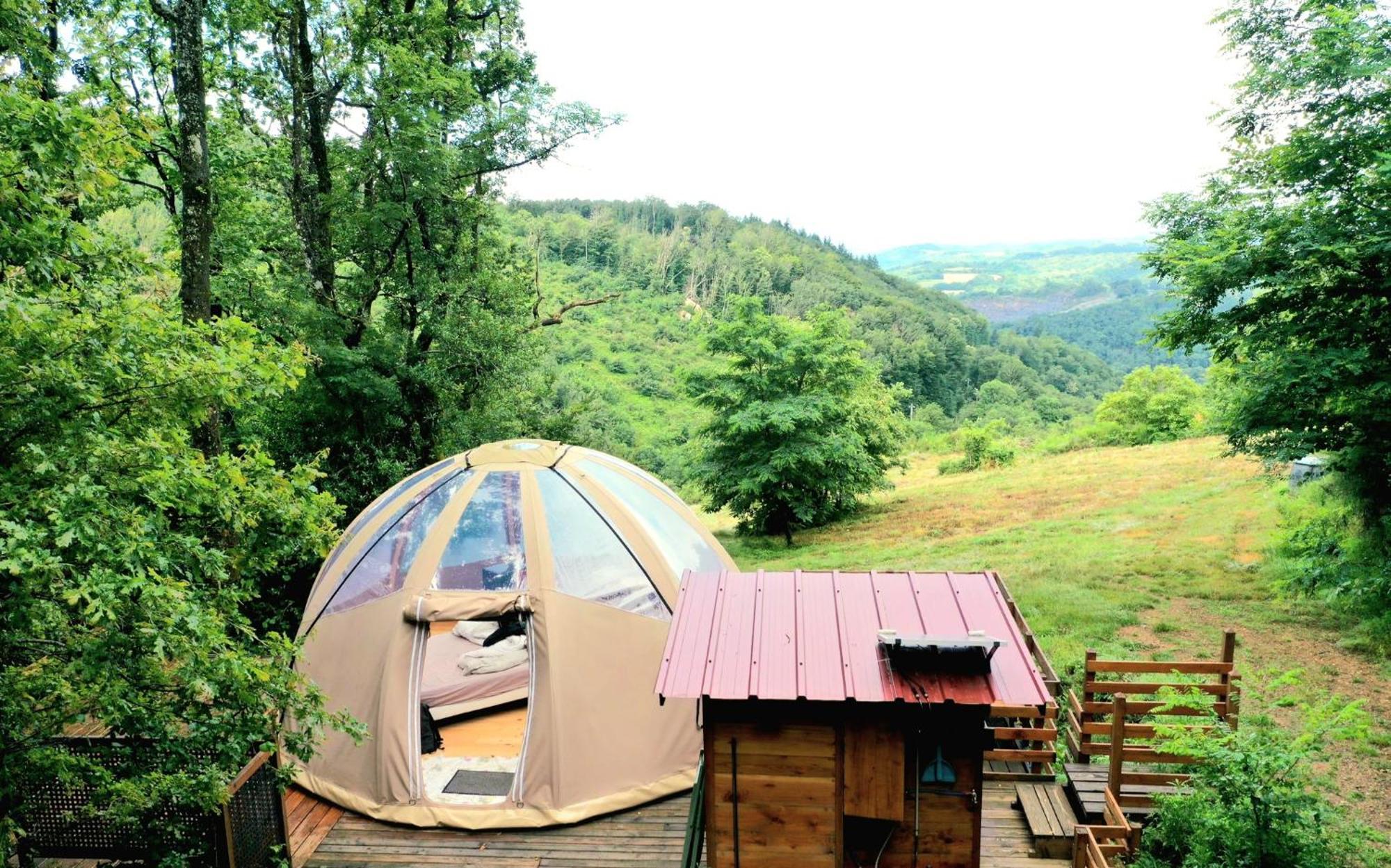 Le Mobil'Dome A Marie Hotel Cambounes Exterior photo